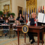 Trump signs order aimed at dismantling US Department of Education