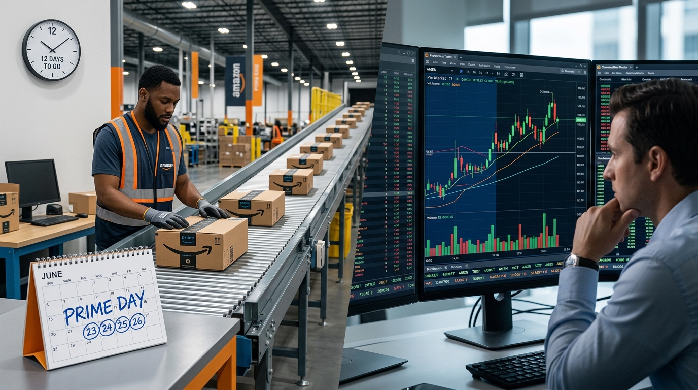Amazon’s Prime Day Is 12 Days Away. The Options Opportunity Isn’t Where Most Traders Are Looking.