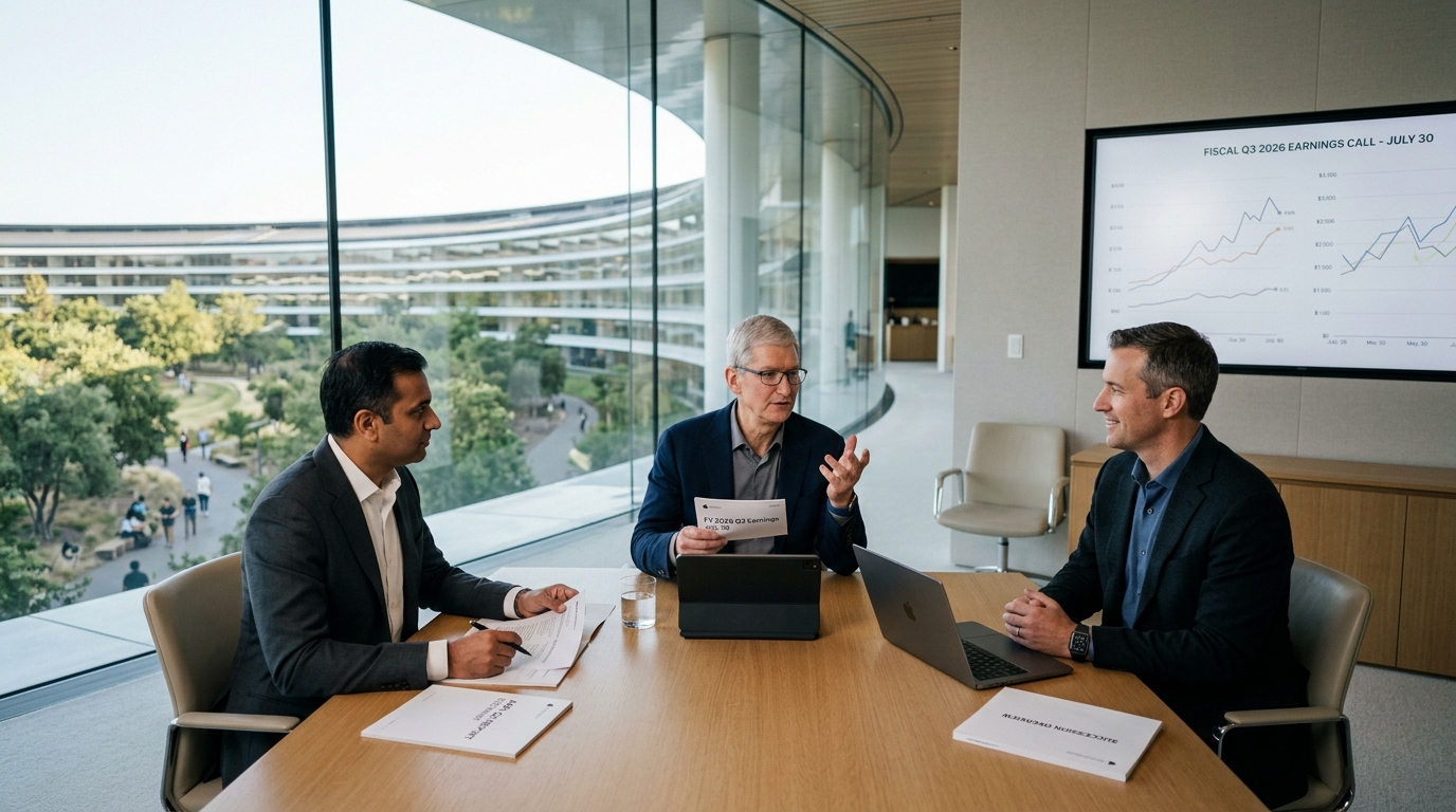Apple Reports July 30. A Leadership Change Makes It Bigger.
